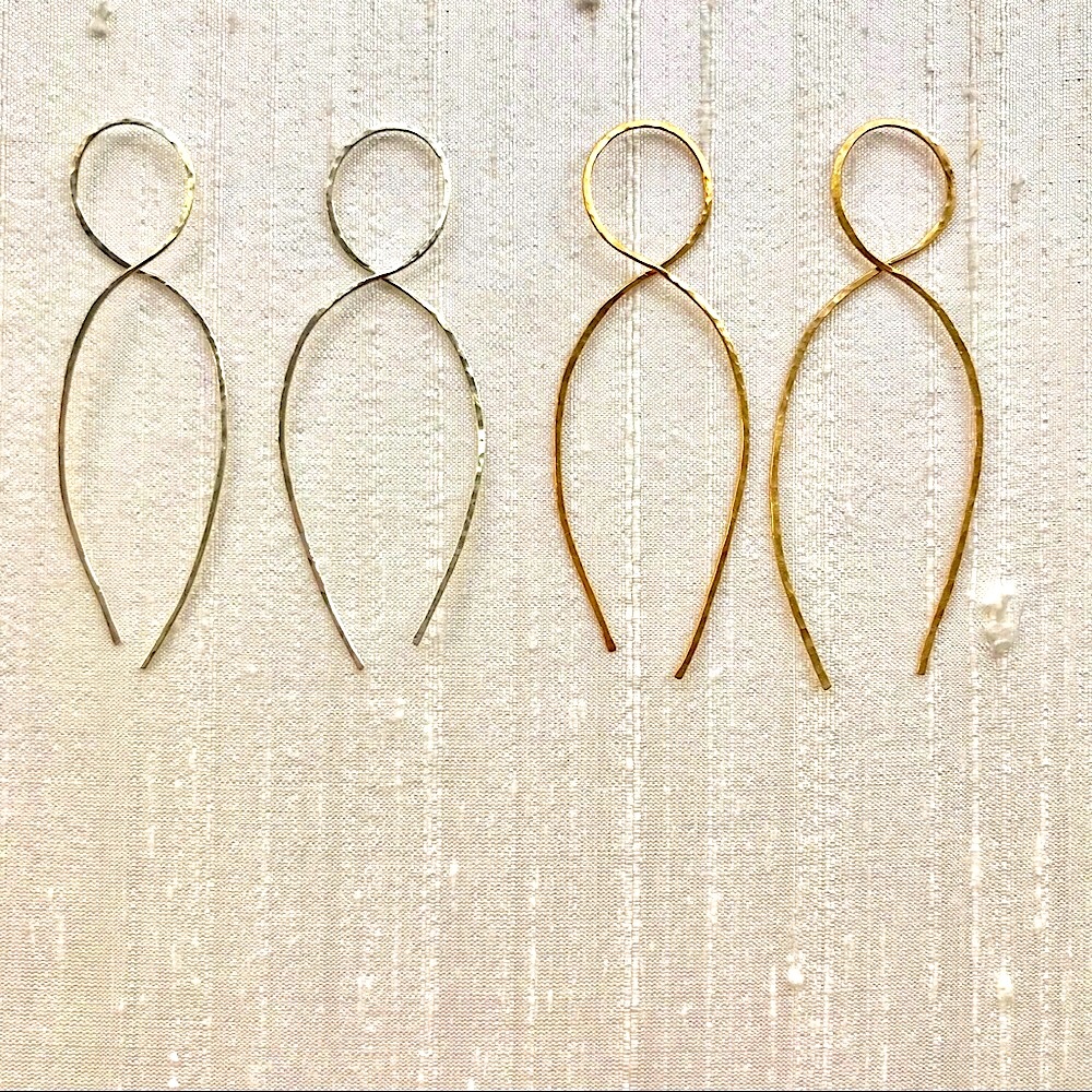 Artisan Made Gold Filled Earrings - Picture 3 of 6